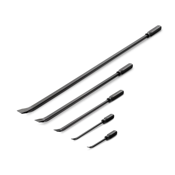 Angled End Handled Pry Bar Set, 5-Piece (12, 17, 25, 36, 45 in.)
